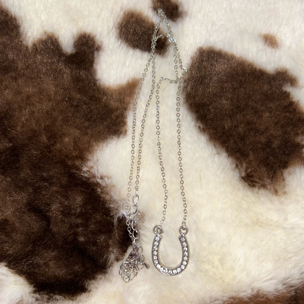 Bling Horseshoe Necklace